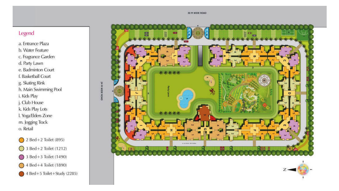 Ace Divino Site plan