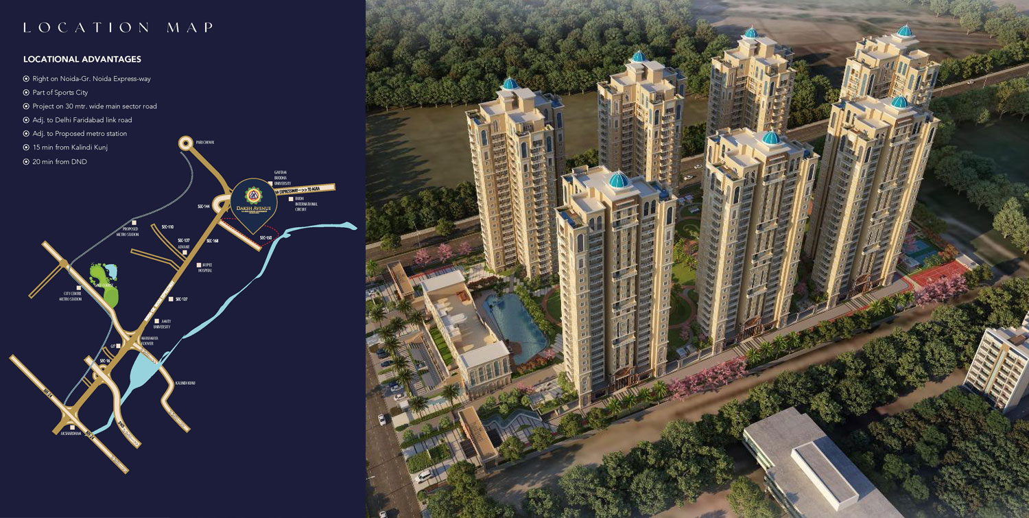 samridhi daksh avenue location